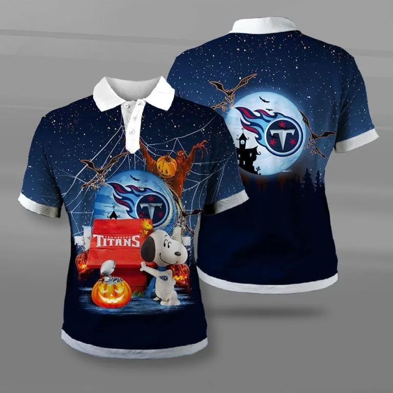 Tennessee Titans Polo T-Shirt Full Size HH28