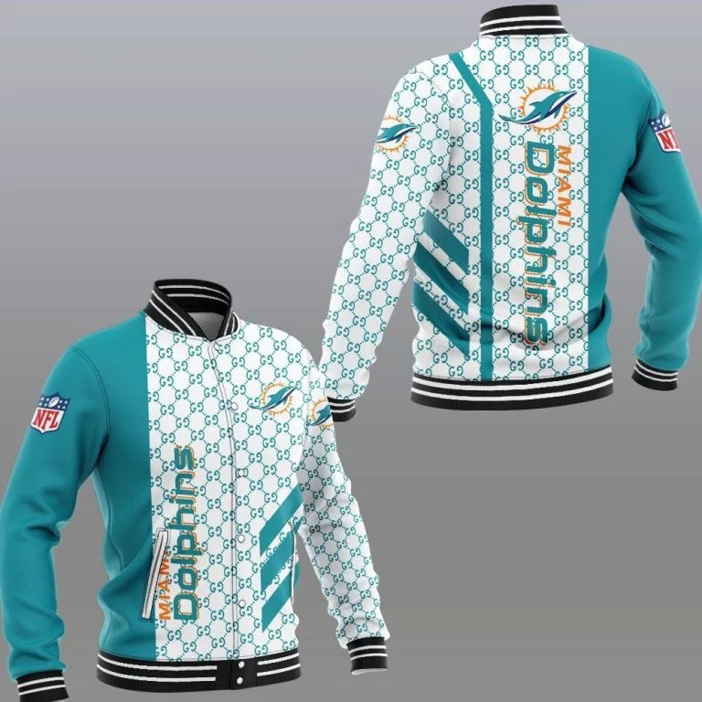 Miami Dolphins Baseball Jacket NY53
