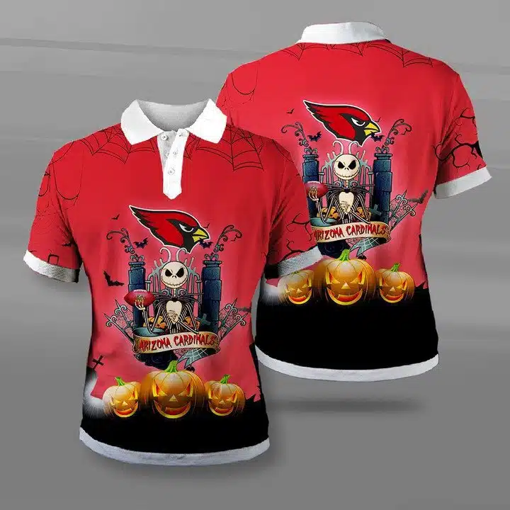 Arizona Cardinals Polo T-Shirt Full Size HJ87