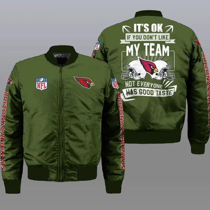 Arizona Cardinals Bomber Jacket Full Size DN53