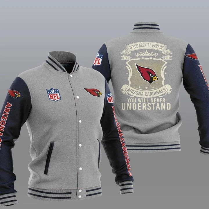 Arizona Cardinals Baseball Jacket VN35