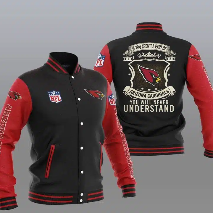 Arizona Cardinals Baseball Jacket XV23