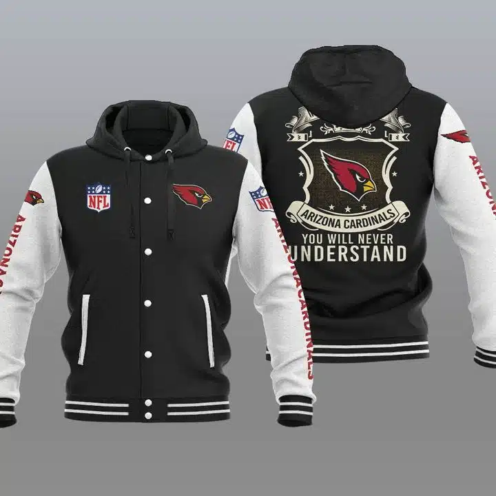Arizona Cardinals Baseball Jacket CB47 - Image 2