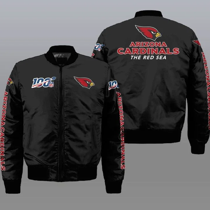 Arizona Cardinals Bomber Jacket Full Size TM70
