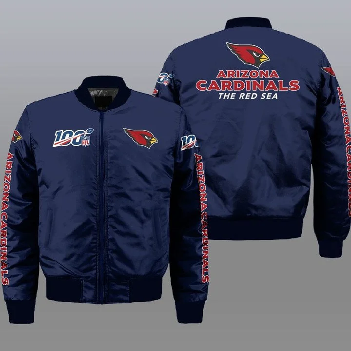 Arizona Cardinals Bomber Jacket Full Size XX21