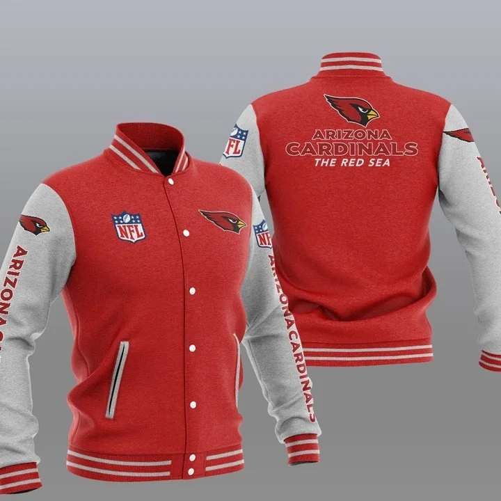 Arizona Cardinals Baseball Jacket NY26