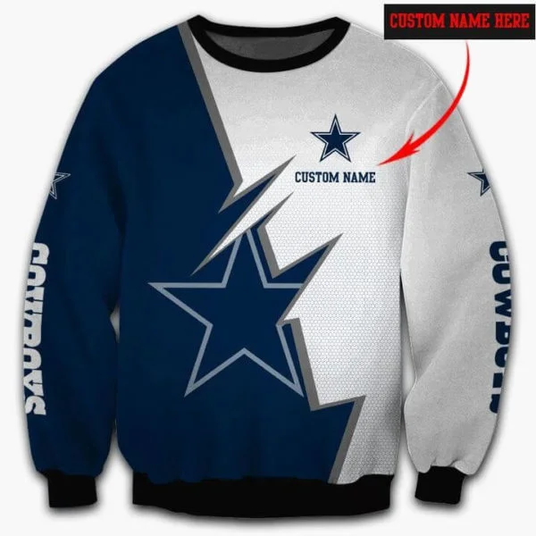 Customize Your Name Dallas Cowboys JY61 - Image 4