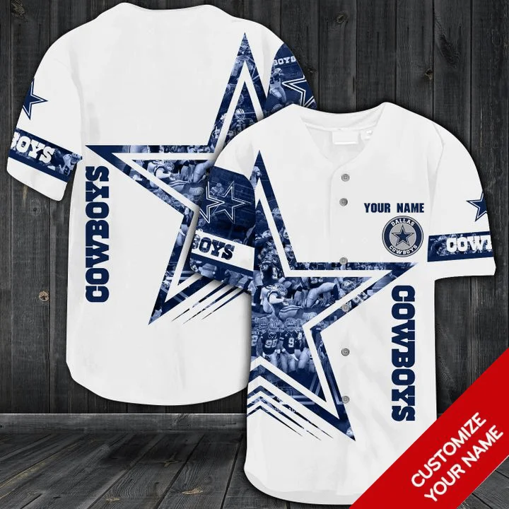 Dallas Cowboys Button-Up Shirt HF32