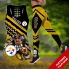 Pittsburgh Steelers Women's Hollow Out Tank Top + Legging QW27