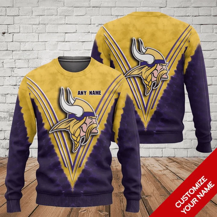 Custom Your Name Minnesota Vikings TL21 - Image 3