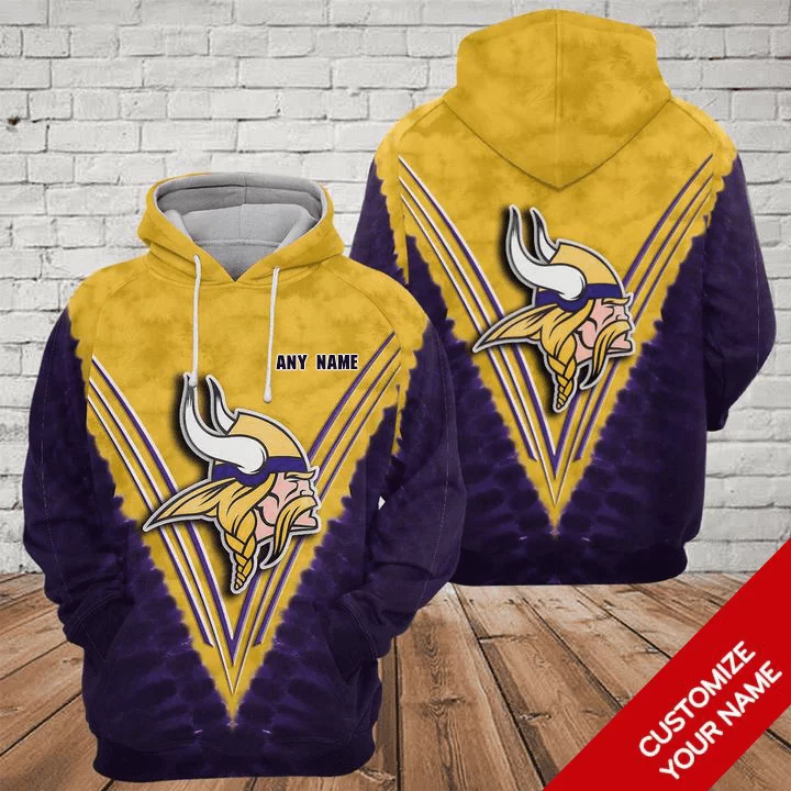 Custom Your Name Minnesota Vikings TL21