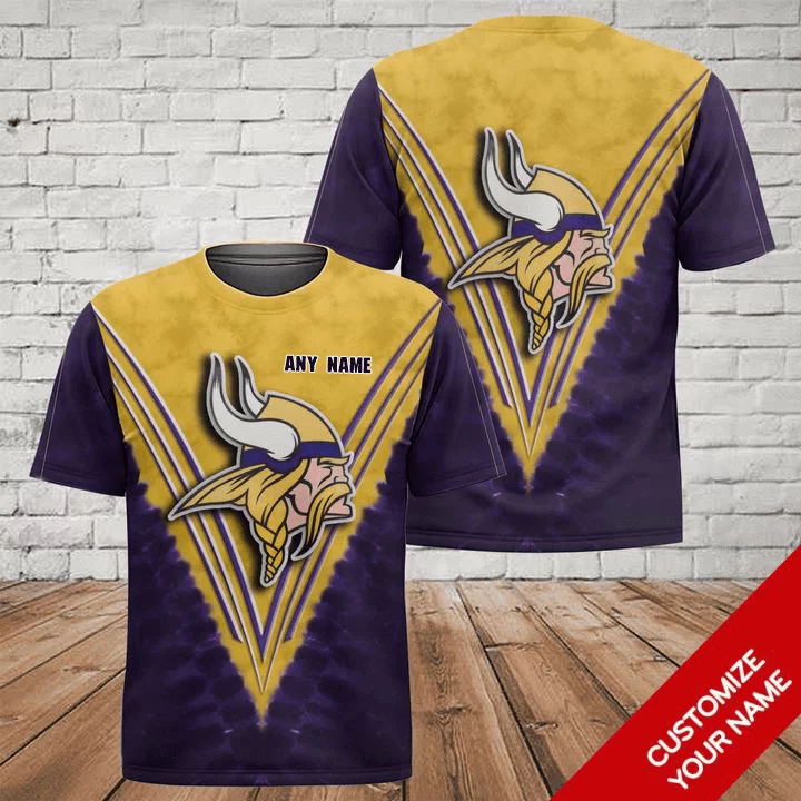 Custom Your Name Minnesota Vikings TL21 - Image 4