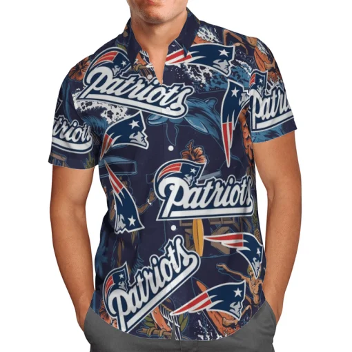 New England Patriots Button-Up Shirt WJ18