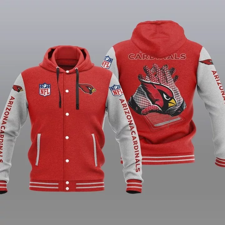 Arizona Cardinals Baseball Jacket VC22 - Image 2