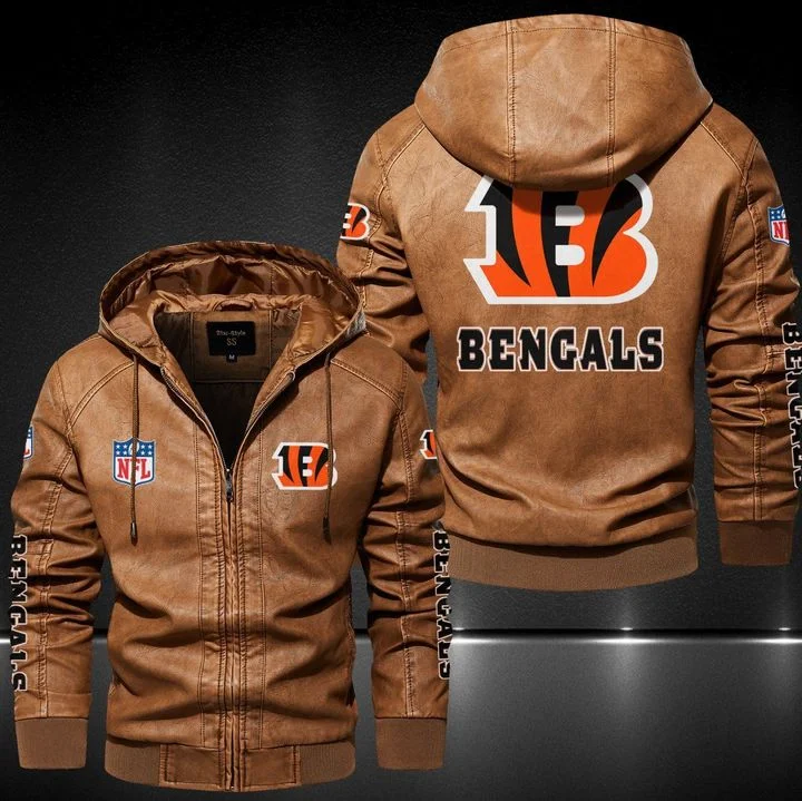Cincinnati Bengals Leather Jacket HX84