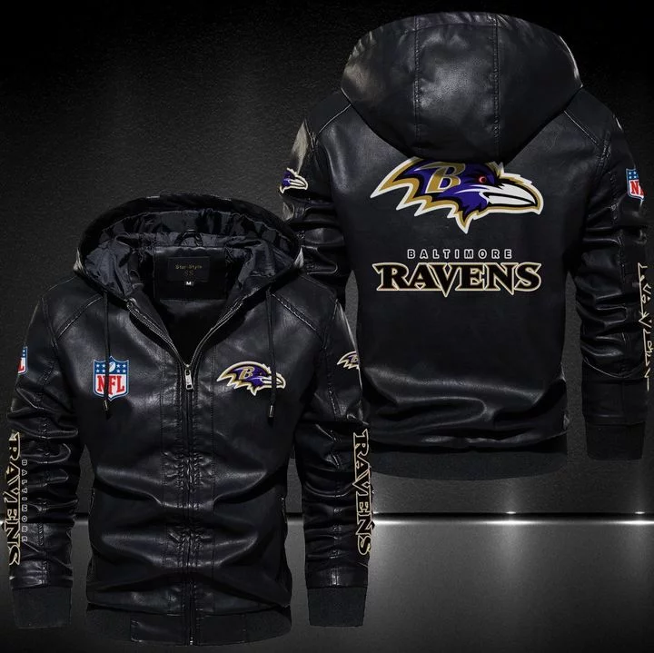 Baltimore Ravens Leather Jacket PK28