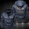 Baltimore Ravens Leather Jacket PK42