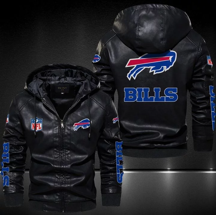 Buffalo Bills Leather Jacket KF14