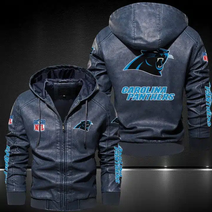 Carolina Panthers Leather Jacket JU18