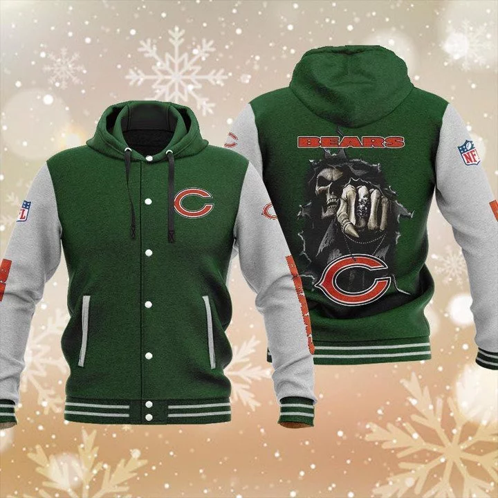 Chicago Bears Baseball Jacket GX28 - Image 2