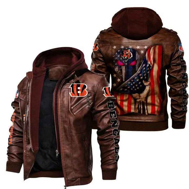 Cincinnati Bengals Leather Jacket TZ83