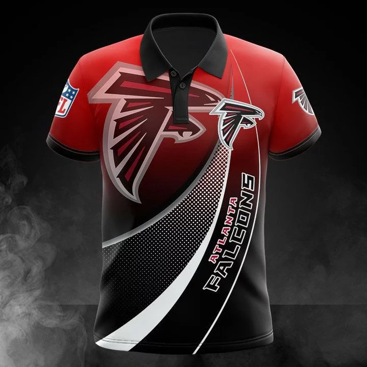 Atlanta Falcons Polo T-Shirt Full Size KQ14