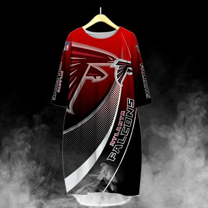 Atlanta Falcons Batwing Pocket Dress IE19