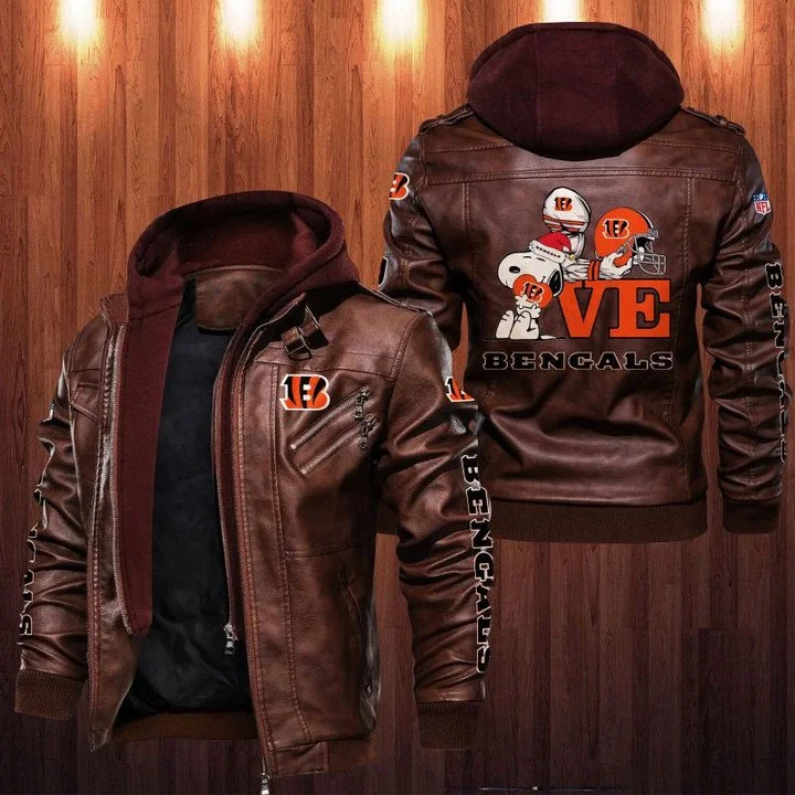 Cincinnati Bengals Leather Jacket JX63