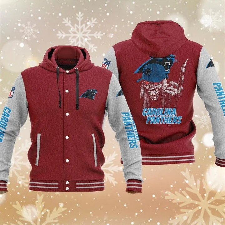 Carolina Panthers Baseball Jacket RB82 - Image 2