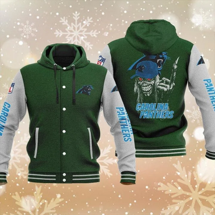 Carolina Panthers Baseball Jacket PI83 - Image 2