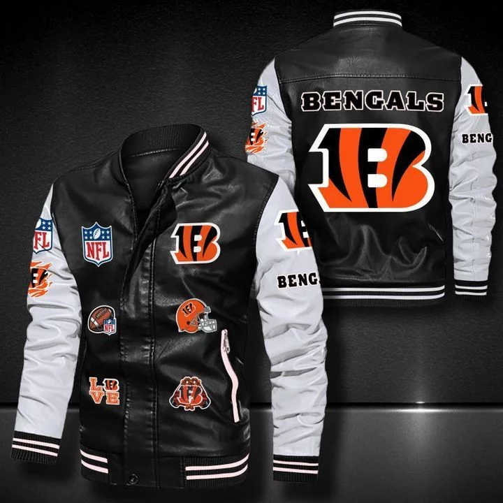 Cincinnati Bengals Leather Jacket GG17