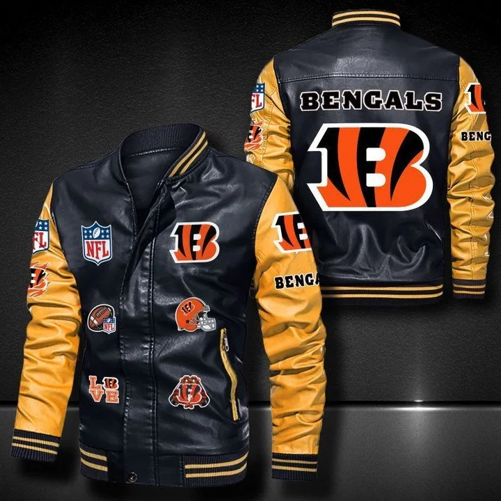 Cincinnati Bengals Leather Jacket ZI18