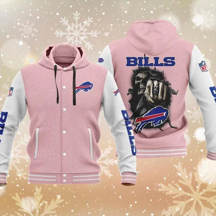 Buffalo Bills Baseball Jacket KF28 - Image 2