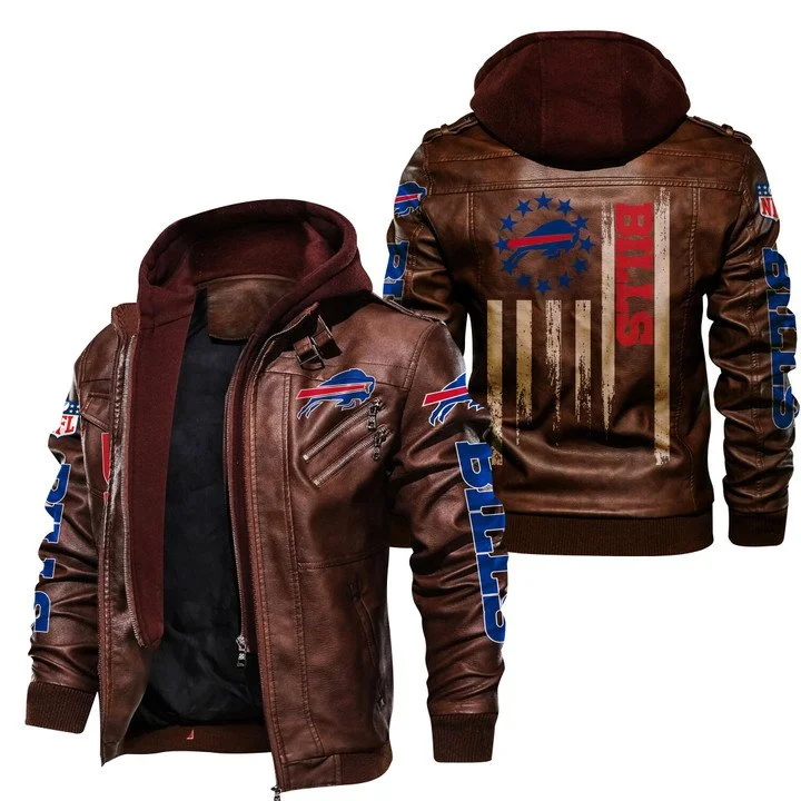 Buffalo Bills Leather Jacket PC73