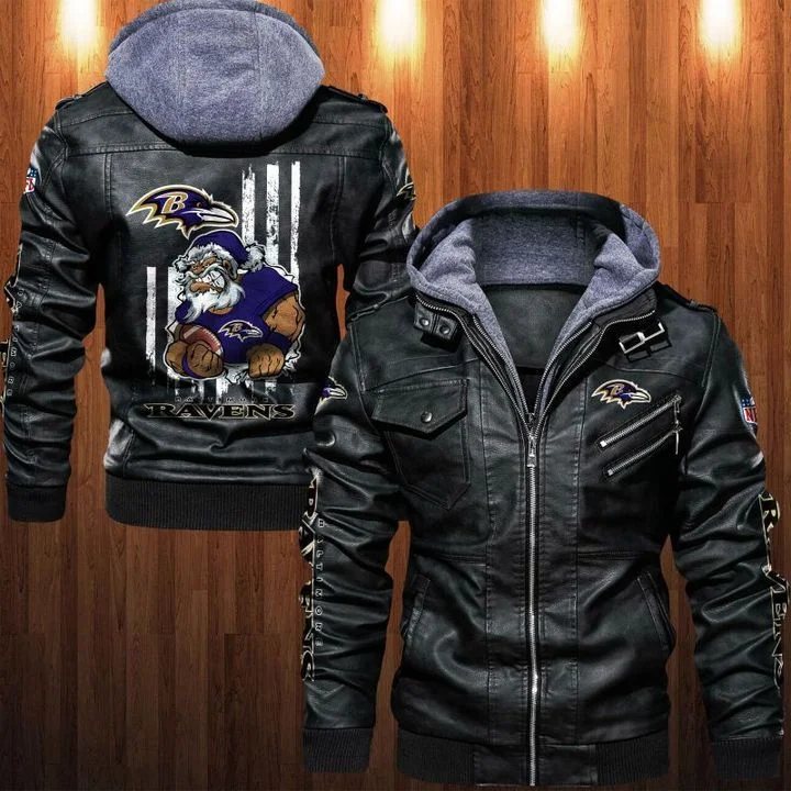 Baltimore Ravens Leather Jacket GF14