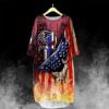 Atlanta Falcons Batwing Pocket Dress IK29