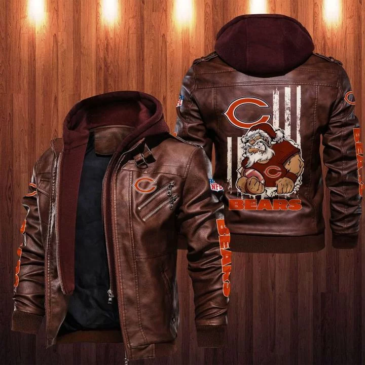 Chicago Bears Leather Jacket YG28