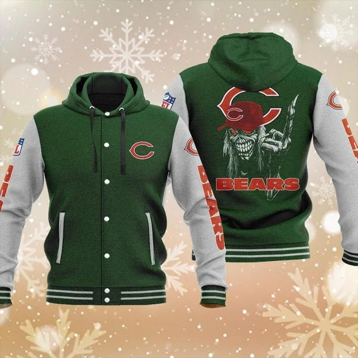 Chicago Bears Baseball Jacket GM29 - Image 2