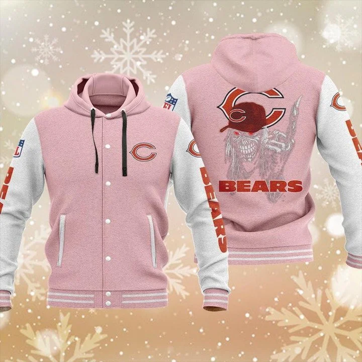 Chicago Bears Baseball Jacket AW82 - Image 2