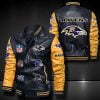 Baltimore Ravens Leather Jacket QH98