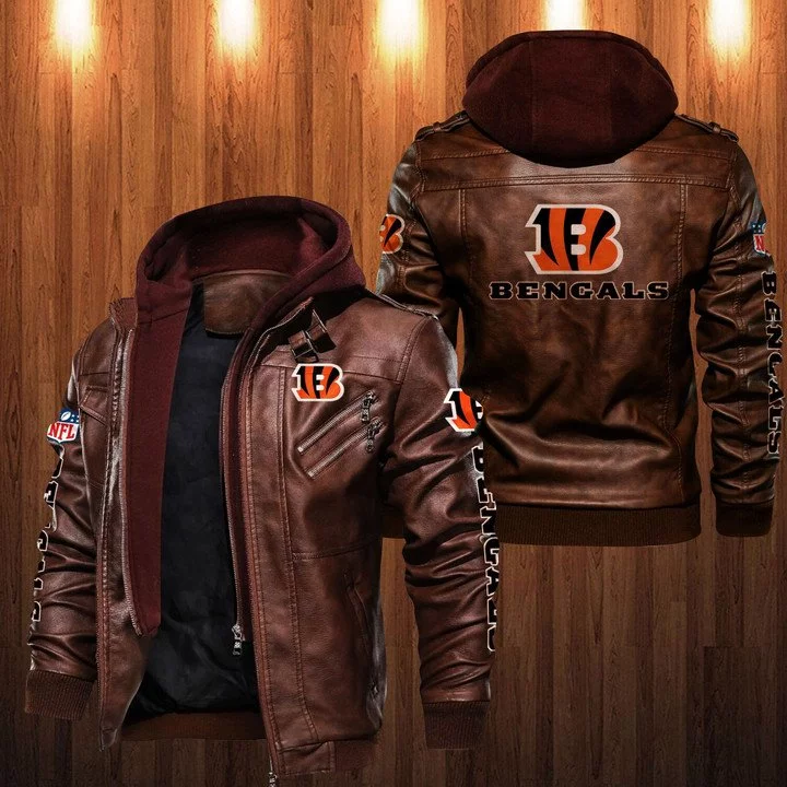 Cincinnati Bengals Leather Jacket XU22
