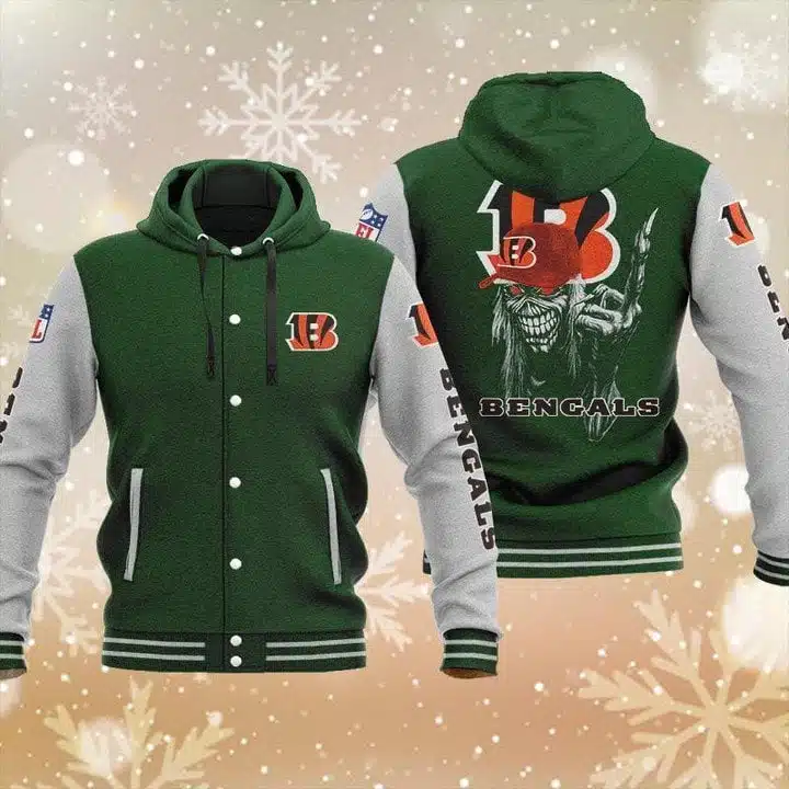 Cincinnati Bengals Baseball Jacket TH28 - Image 2