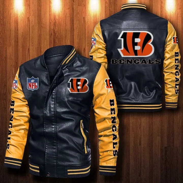 Cincinnati Bengals Leather Jacket QK23