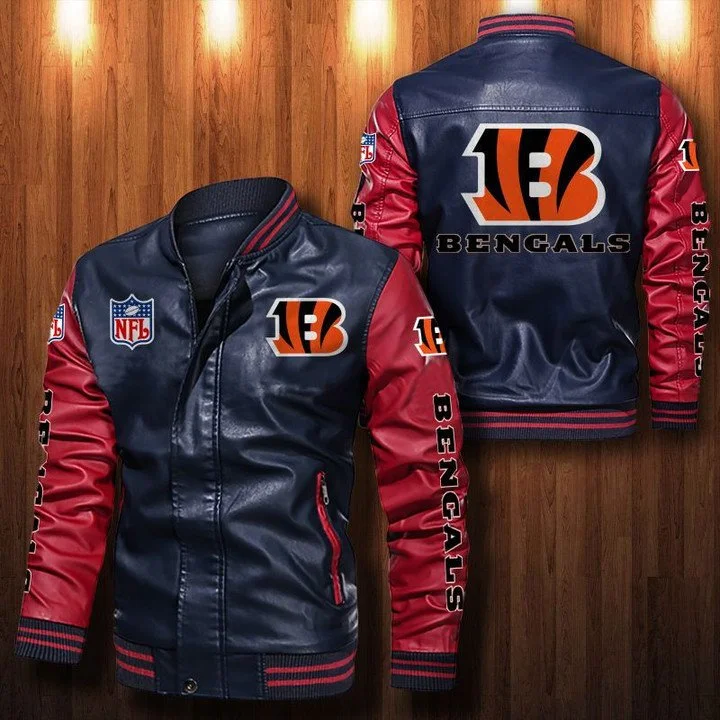 Cincinnati Bengals Leather Jacket EH16