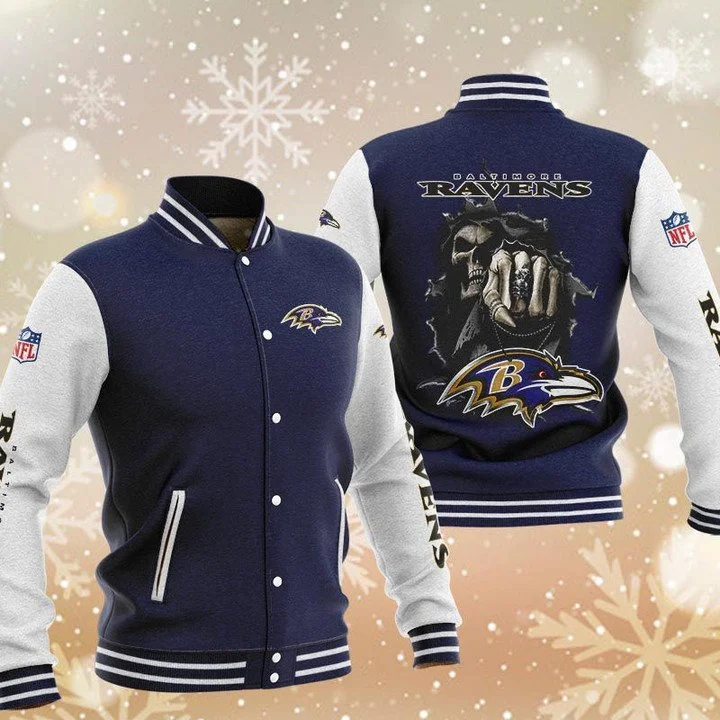 Baltimore Ravens Baseball Jacket TG19