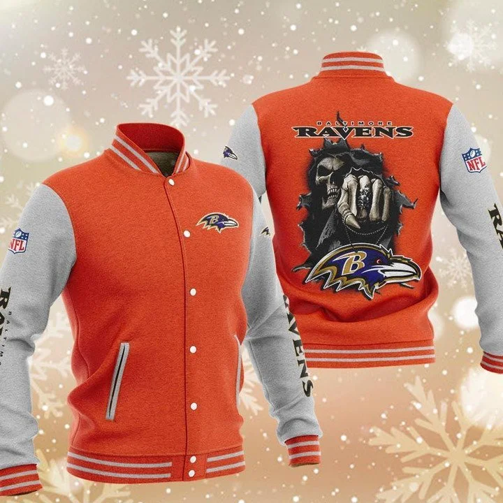 Baltimore Ravens Baseball Jacket KX44