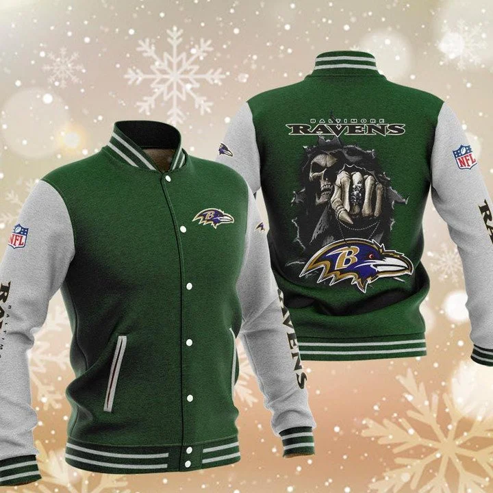 Baltimore Ravens Baseball Jacket GY18