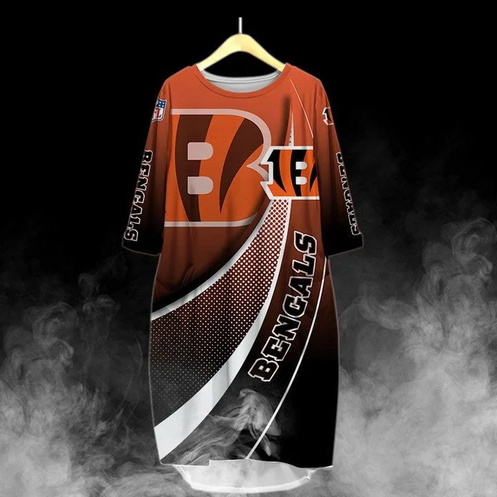 Cincinnati Bengals Batwing Pocket Dress OB72