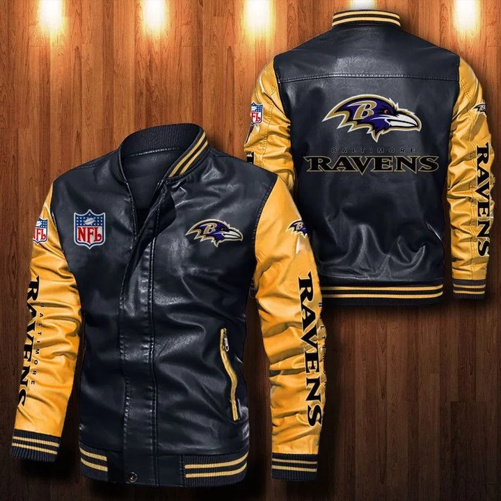Baltimore Ravens Leather Jacket GV20