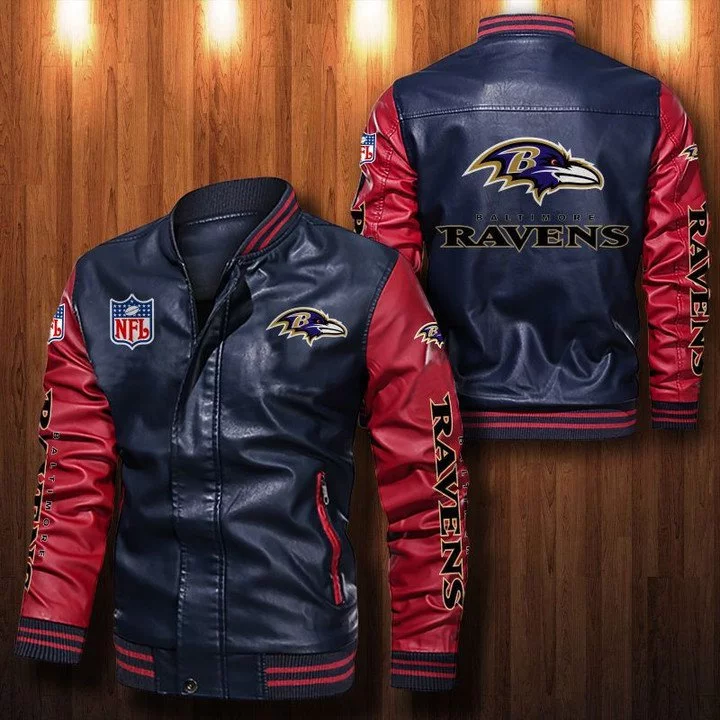 Baltimore Ravens Leather Jacket PL18